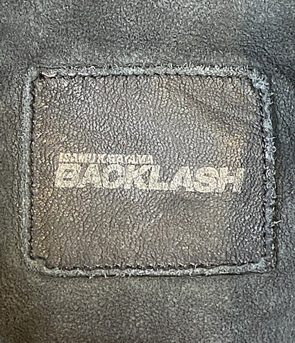 ISAMUKATAYAMA BACKLASH ジャケット LEATHER WORKS” GARMENT-DYED SHIRTS 2145-02 メンズ SIZE L イサムカタヤマバックラッシュ