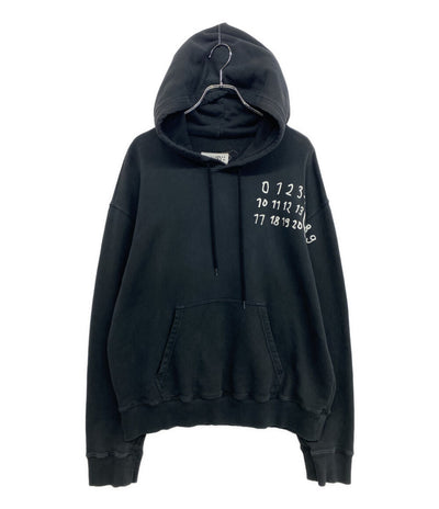 MM6 ロゴプリントプルオーバーパーカー オーバーサイズ 24AW SH2GU0012 メンズ SIZE S エムエムシックス