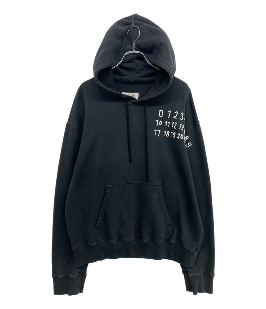 MM6 ロゴプリントプルオーバーパーカー オーバーサイズ 24AW SH2GU0012 メンズ SIZE S エムエムシックス