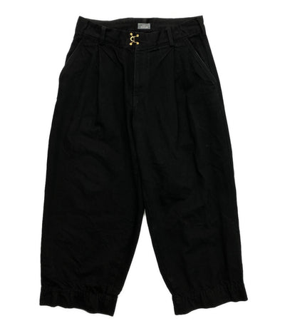 kolor BEACON カラービーコン ブラックデニム テーパードワイドパンツ 25AW メンズ SIZE 1