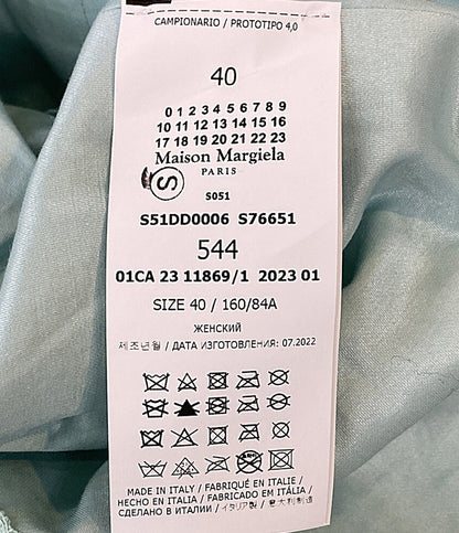 美品 Maison Margiela 1 10 ワンピース ノースリーブ再構築ワンピース 23SS S51DD0006 レディース SIZE 40 メゾンマルジェラ
