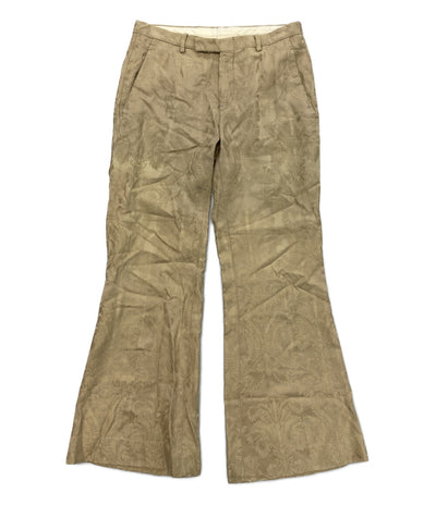 GUCCI パンツ トムフォード期 フラワープリント フレアスラックス 00SS 301-0602-2877 レディース SIZE 44 グッチ