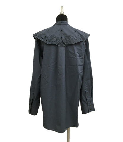 6(ROKU) ロク カラーブラウス EMBROIDERY COLLAR BLOUSE 21SS レディース SIZE L