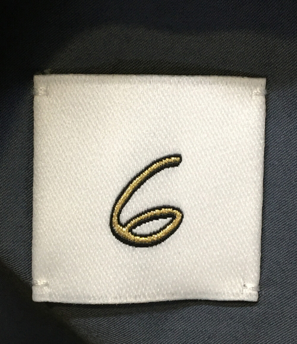 6(ROKU) ロク カラーブラウス EMBROIDERY COLLAR BLOUSE 21SS レディース SIZE L