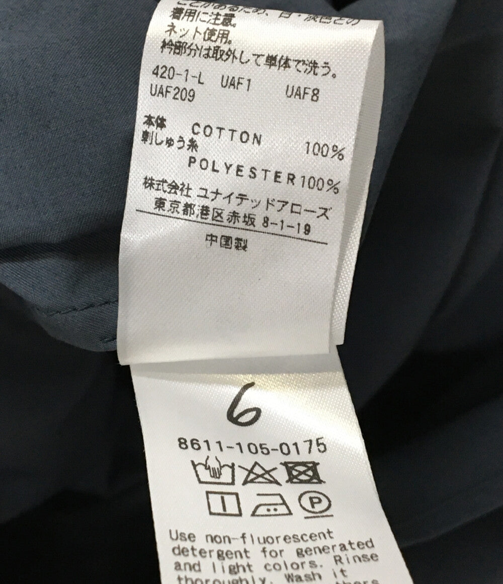 6(ROKU) ロク カラーブラウス EMBROIDERY COLLAR BLOUSE 21SS レディース SIZE L