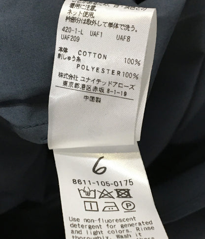 6(ROKU) ロク カラーブラウス EMBROIDERY COLLAR BLOUSE 21SS レディース SIZE L