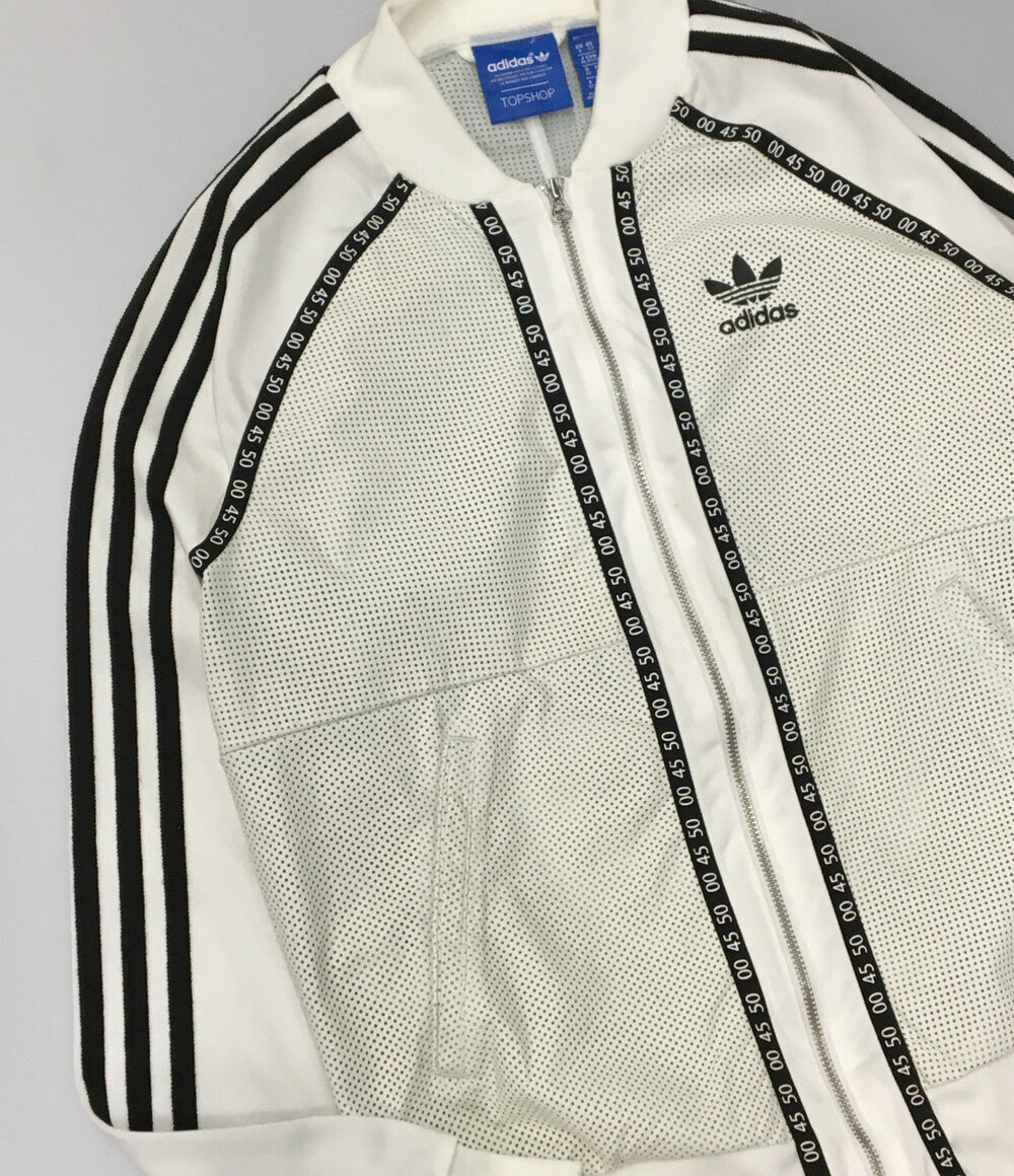 00s adidas パンチングレザー ジャージー セットアップ アディダス トップショップ トラックジャージ パンチングレザー