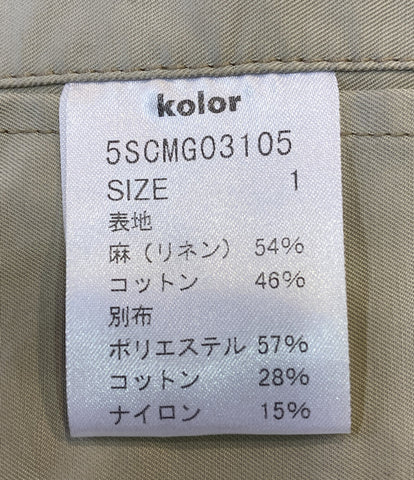 カラー  ジャケット SAFARI JACKET コットンリネン 05SS     メンズ SIZE 1  kolor