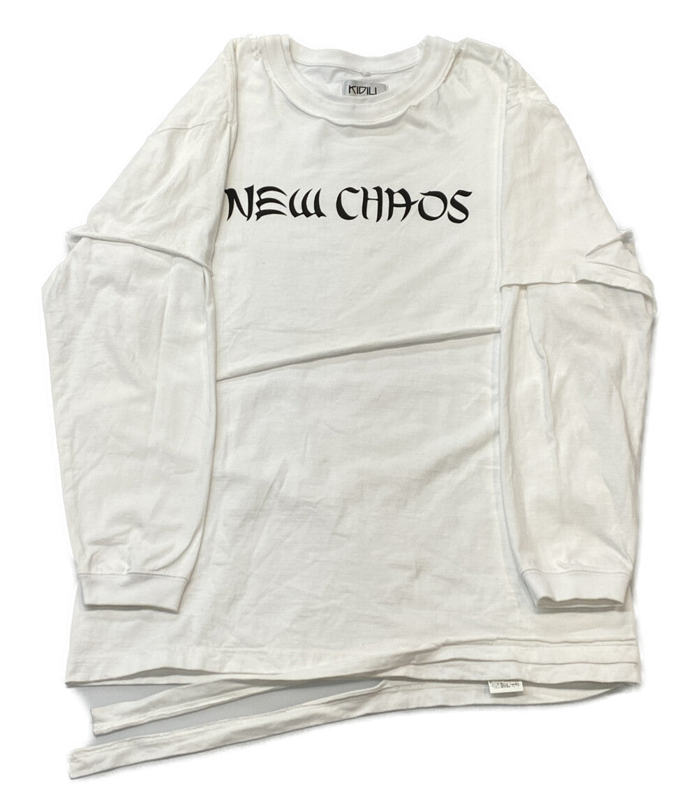 キディル 長袖Ｔシャツ  NEW CHAOS Double  18SS    KL278 メンズ SIZE F  KIDILL