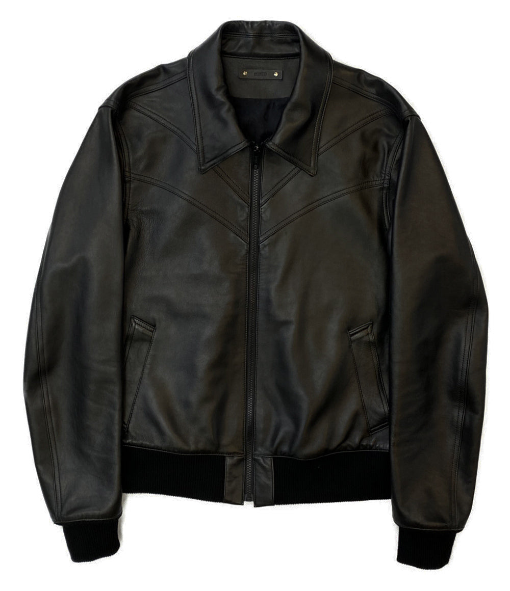 マインデニム ジャケット Sheep Leather Zipup JKT      メンズ SIZE 3  MINEDENIM