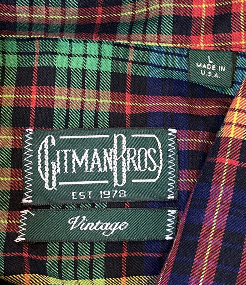 ギットマンブラザーズ チェックシャツ      メンズ SIZE L  Gitman Brothers