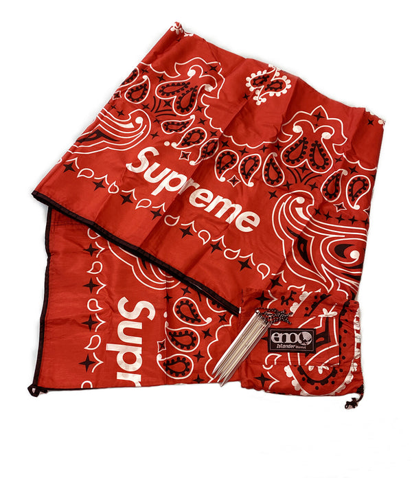 Supreme ブランケット ENO Islander Nylon Blanket Red ナイロン ユニ