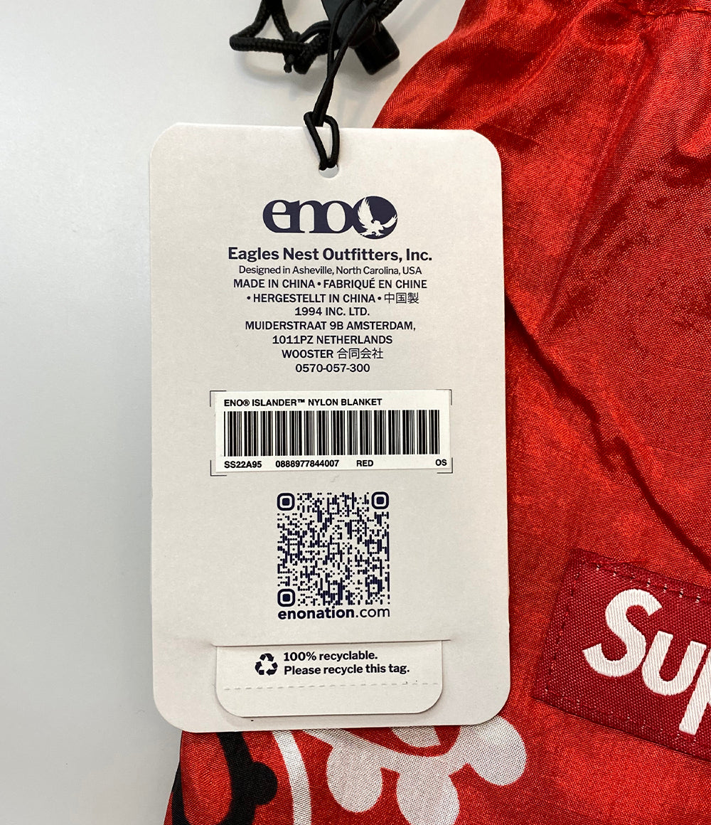 Supreme ブランケット ENO Islander Nylon Blanket Red ナイロン ユニ