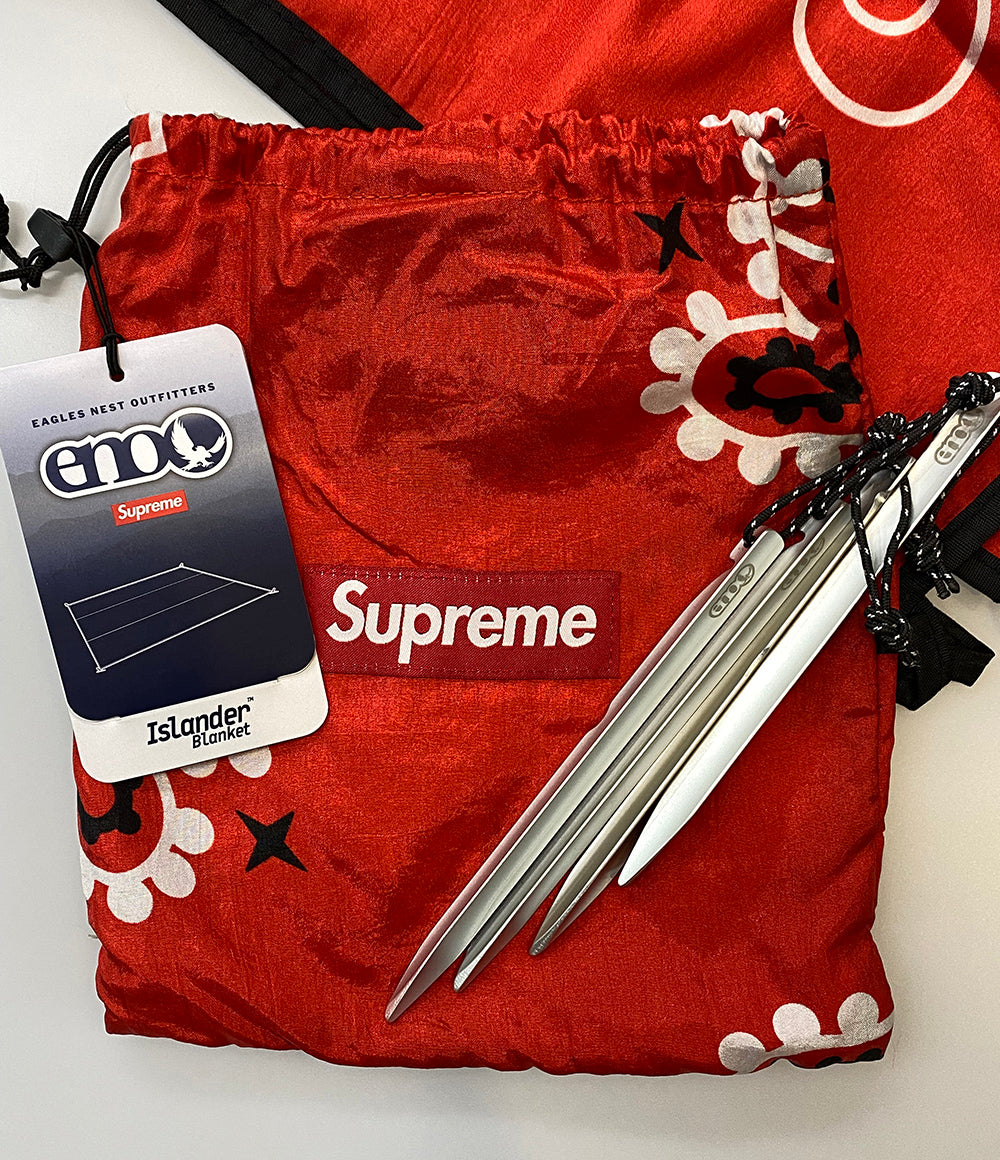 Supreme ブランケット ENO Islander Nylon Blanket Red ナイロン ユニ