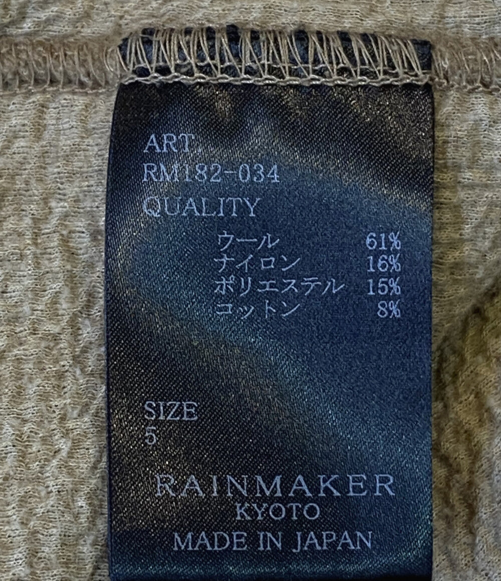 レインメーカーキョウト ハイゲージハイネックセーター 18aw    RM182-034 メンズ SIZE 5  RAIN MAKER KYOTO