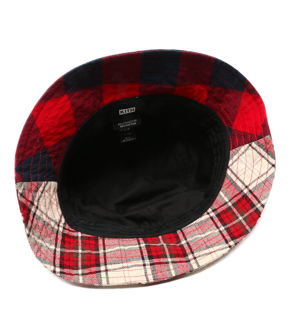 KITH キス ハット パッチワ-クチェック バケットハット レディース SIZE -