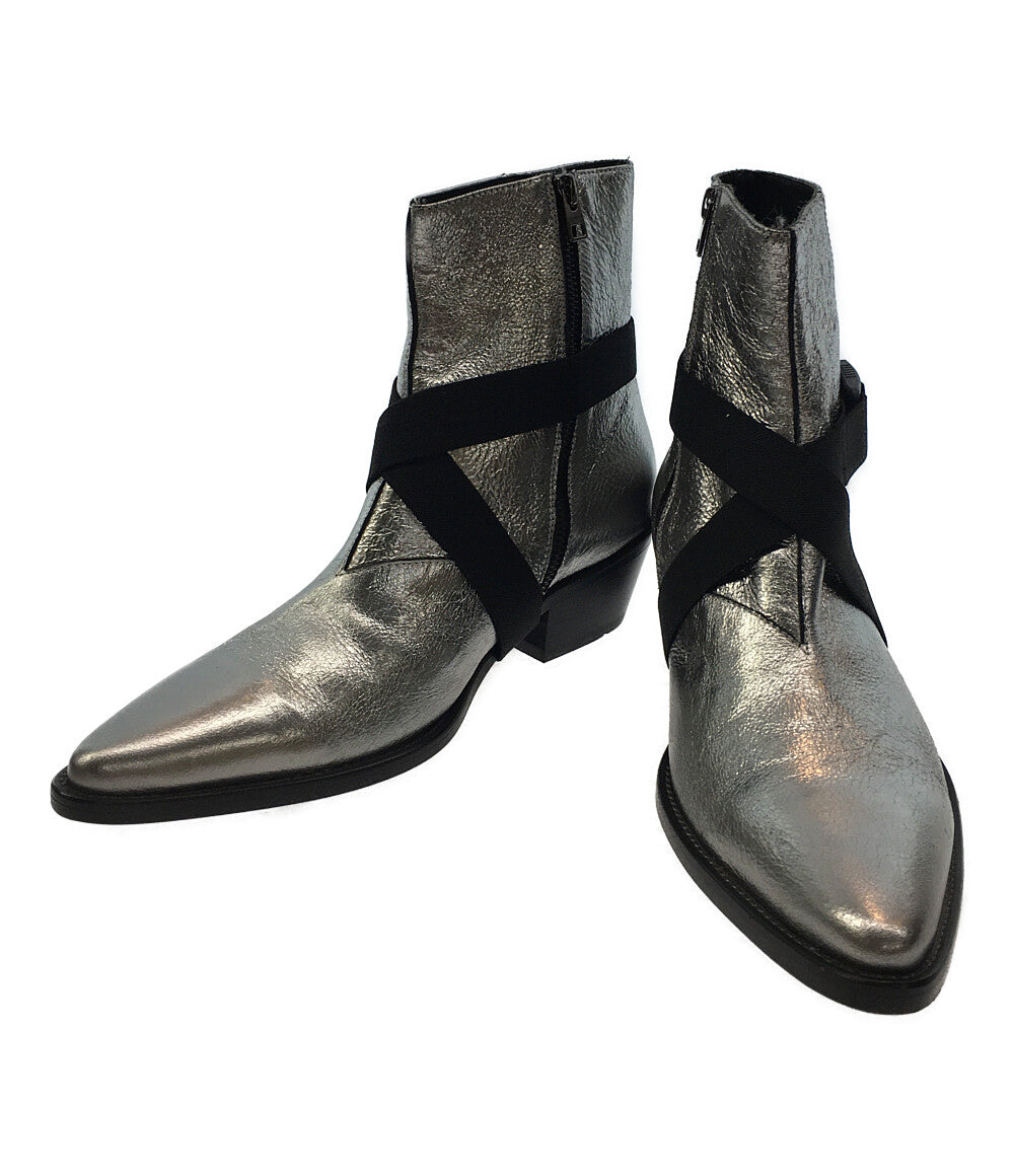 ノーメンクラトゥーラスタディオ ブーツ SILVER FOIL VAQUEROS      メンズ SIZE 42  NOMENKLATURA STUDIO