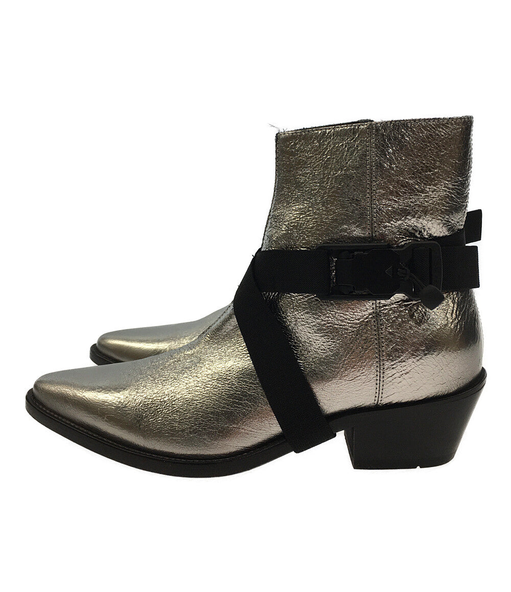 ノーメンクラトゥーラスタディオ ブーツ SILVER FOIL VAQUEROS      メンズ SIZE 42  NOMENKLATURA STUDIO