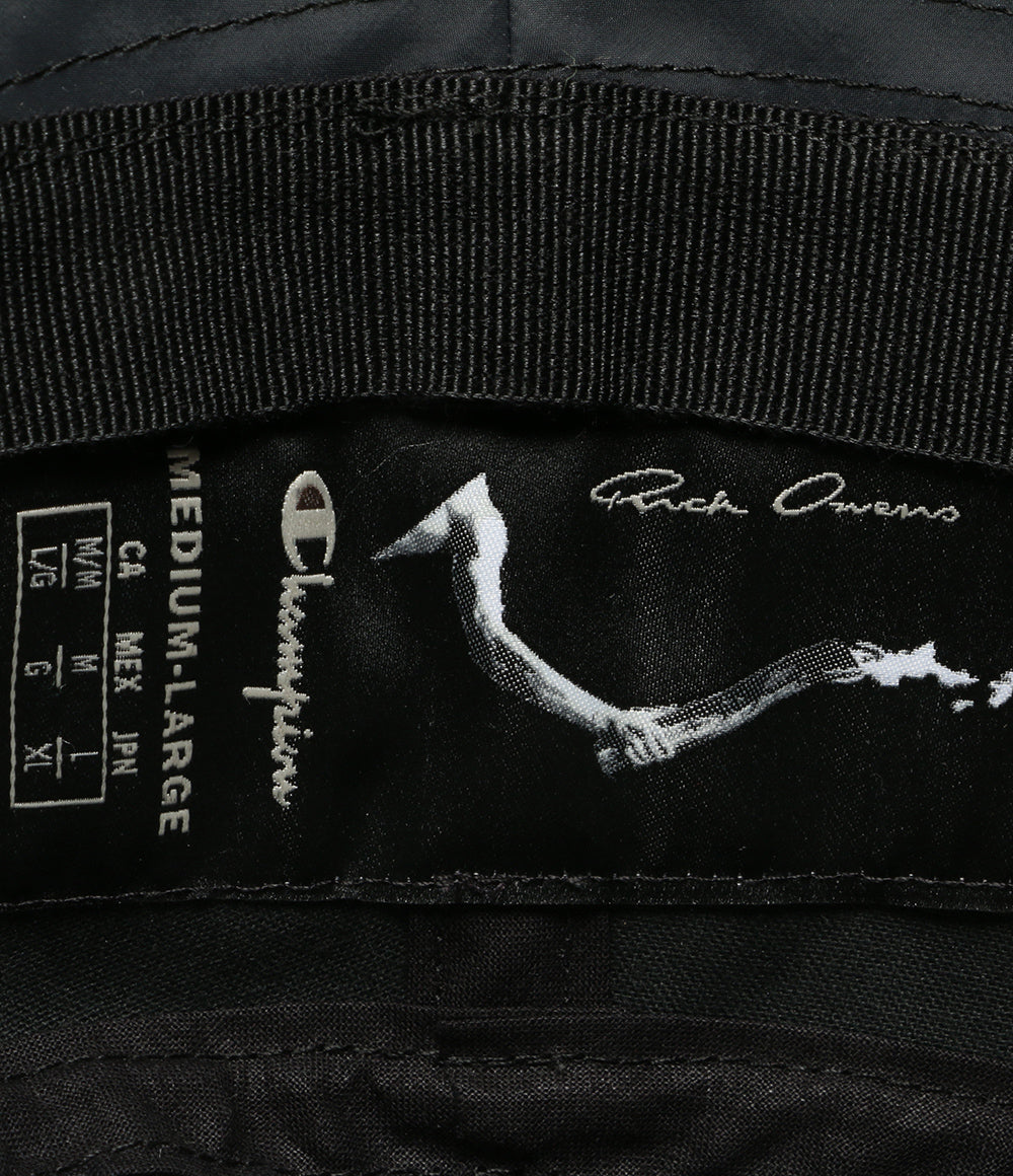 RICK OWENS × Champion チャンピオン ハット GILLLINGAN HAT NYLON CM21S0022-805406 レディース SIZE ML リックオウエンス