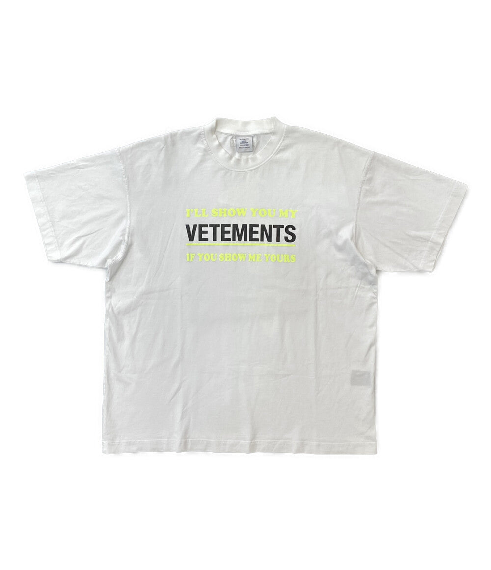 ヴェトモン  半袖Ｔシャツ show me your vetements 22aw     メンズ SIZE M  VETEMENTS