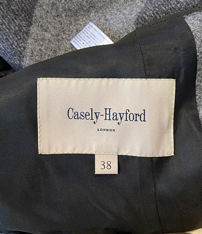 ジョーケイスリーヘイフォード 美品 コート 173 グレー チェック     175-32501002 メンズ SIZE M  CASELY-HAYFORD