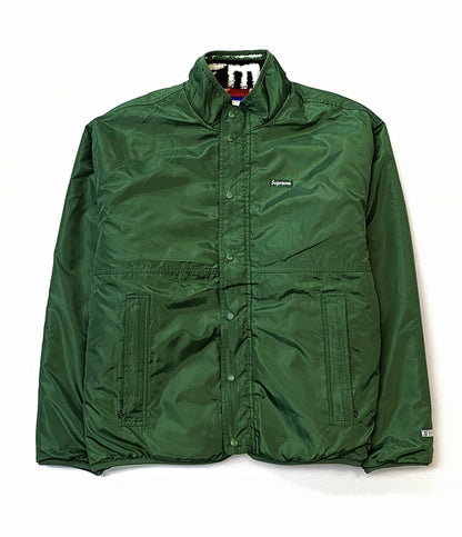 シュプリーム  ボアジャケット フルジップ リバーシブル Geo Reversible WINDSTOPPER 22AW     メンズ SIZE M  Supreme