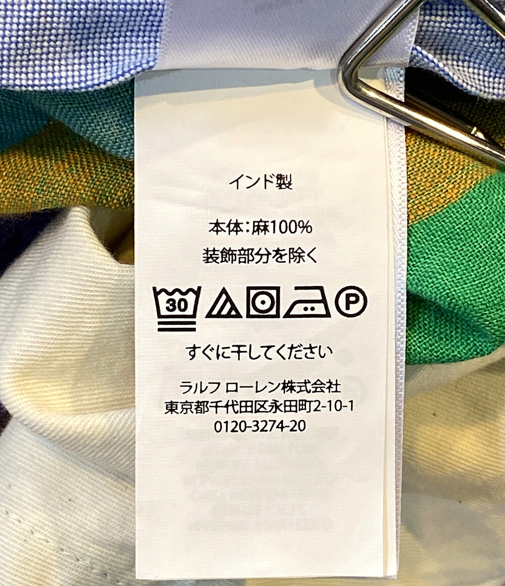 ラルフローレン  パンツ マドラスチェック リネンショーツ CLASSIC FIT      メンズ SIZE 34  RALPH LAUREN