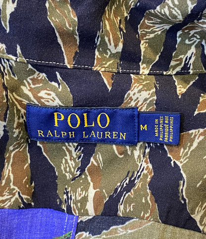 ラルフローレン  半袖シャツ パッチワークアロハシャツ タイガーカモ オープンカラー      メンズ SIZE M  RALPH LAUREN