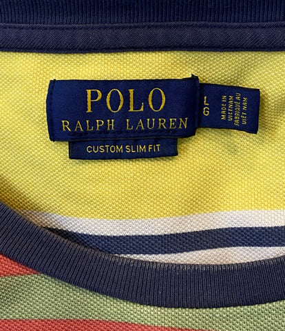 ラルフローレン  半袖Ｔシャツ 鹿の子マルチストライプTシャツ      メンズ SIZE L  RALPH LAUREN
