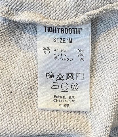 タイトブース  スウェットパーカー プルオーバー グレー メランジ柄      メンズ SIZE M  TIGHT BOOTH