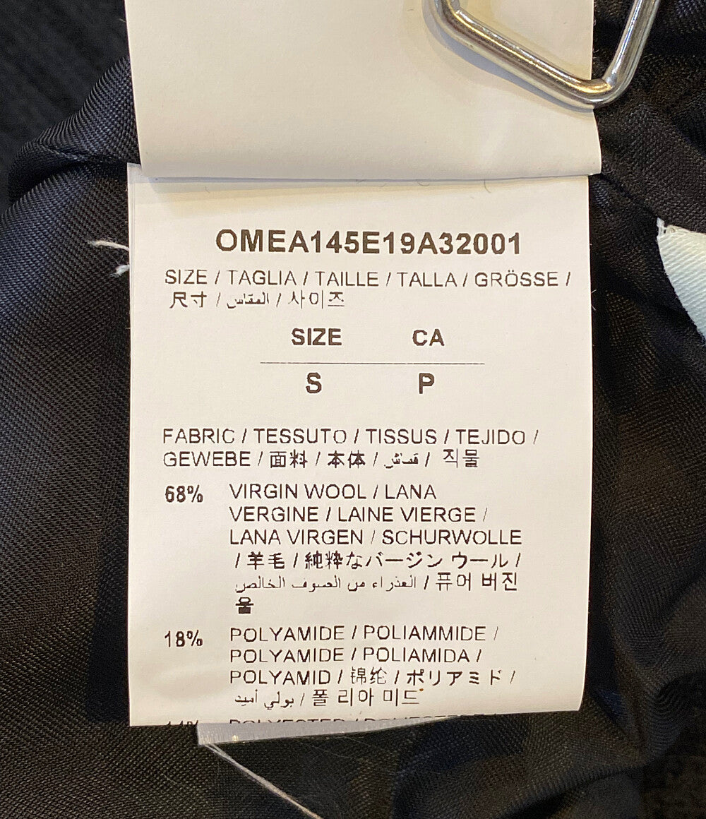 オフホワイト 美品 スタジャン Bomber  Jacket     OMEA145E19A32001 メンズ SIZE S  OFF-WHITE