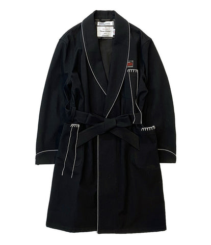 ダイリク ガウンコート ブラック Blanket Embroidery Night Gown  21SS    J-5 メンズ SIZE F  DAIRIKU