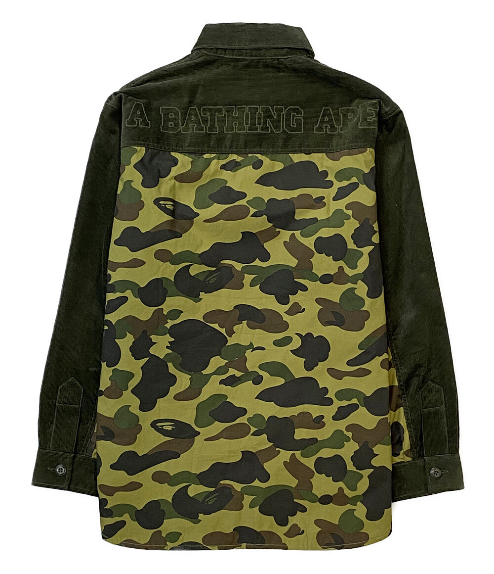 アベイシングエイプ 美品 コーデュロイカモフラジャケット     001LJH301008X メンズ SIZE L  A BATHING APE