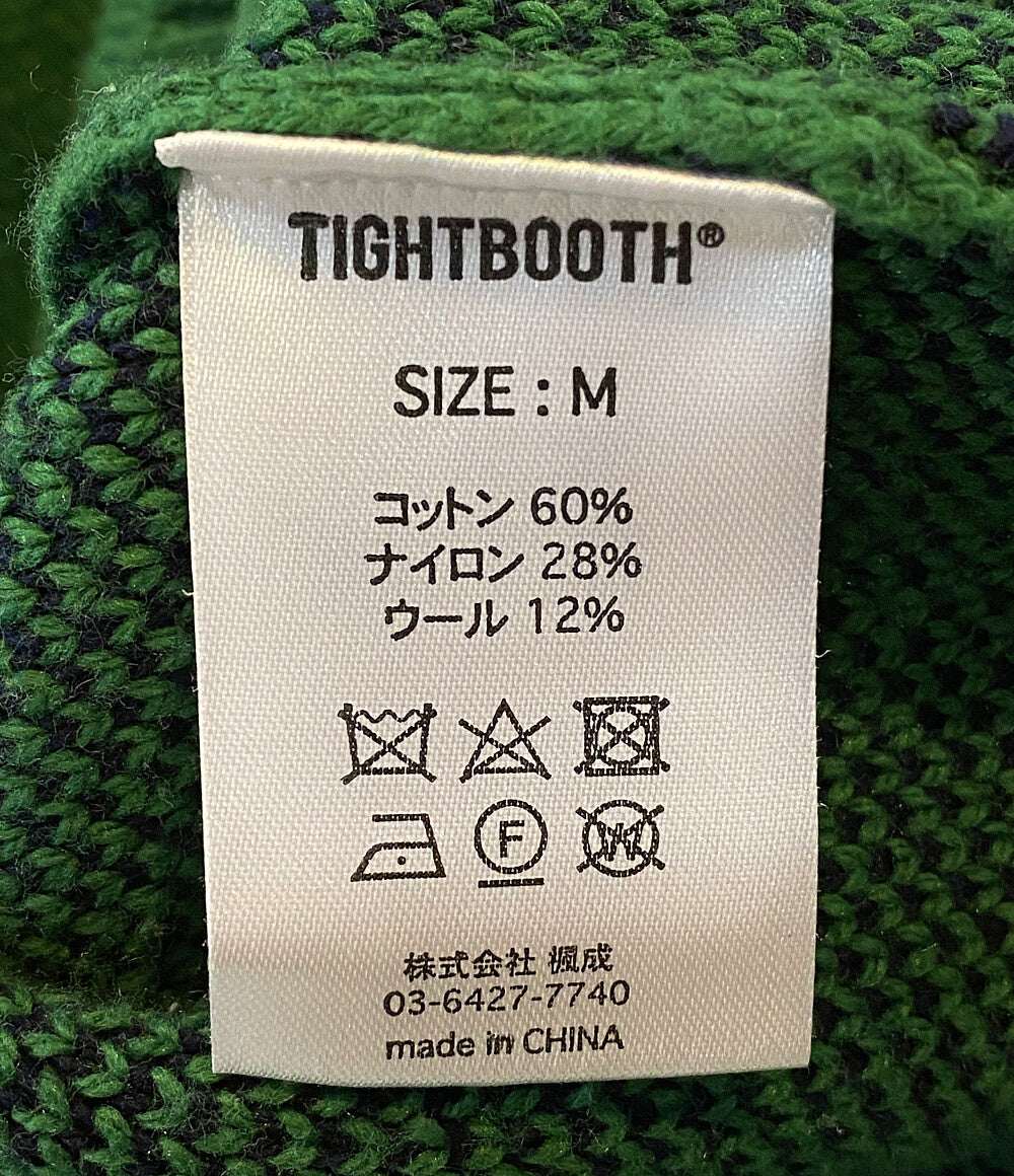 TIGHT BOOTH タイトブース ニット ACID LOGO KNIT SWEATER メンズ SIZE M