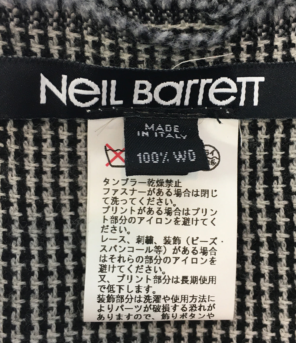 ニールバレット  ストール マフラー グレー ブラック      メンズ SIZE -  NEIL BARRETT