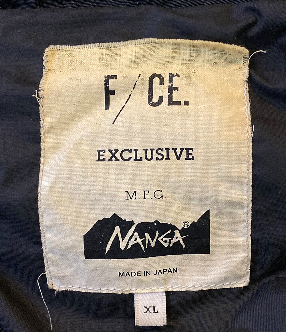 エフシーイー ナンガ ダウンジャケット ブラック     F1602NA00009 メンズ SIZE XL  F／CE × NANGA