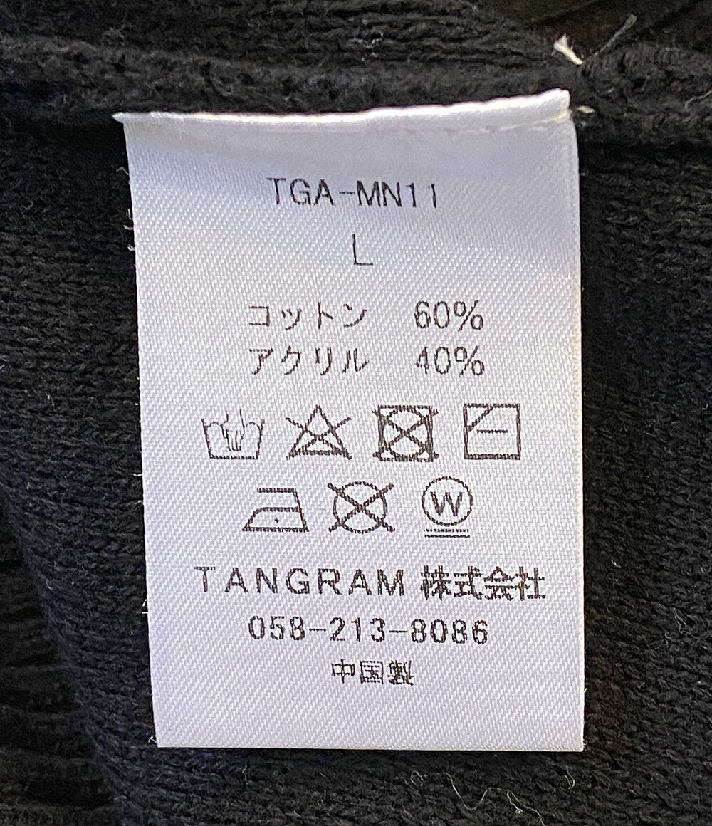 美品 タングラム ニット TGA-MN11     TGA-MN11 メンズ SIZE L  TANGRAM