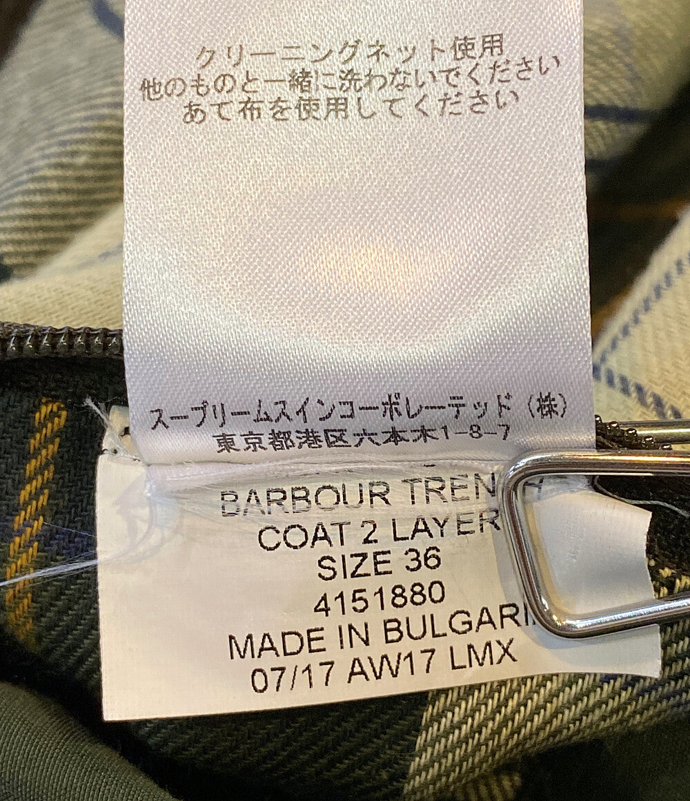 バーブァー  ダブルロングコート コーデュロイ切替      メンズ SIZE 36  BARBOUR