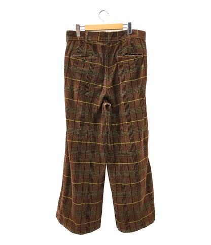 Needles ワイドチェックパンツ 17AW メンズ SIZE M ニードルス