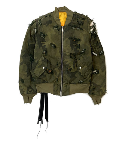 アンラベルプロジェクト フライトジャケット CRUSH BOMBER JKT      メンズ SIZE 46  UNRAVEL PROJECT