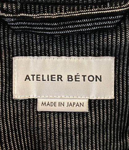 アトリエベトン コーデュロイステンカラーコート 中綿     222-04B メンズ SIZE 4  ATELIER BETON