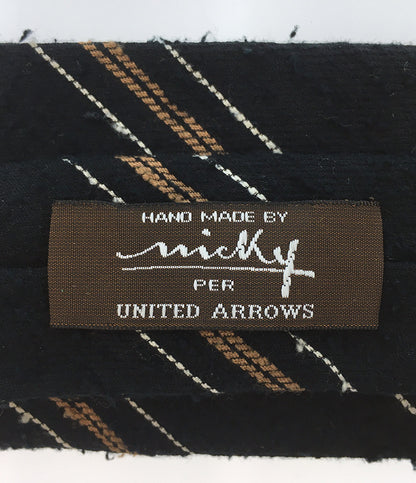 ニッキー ユナイテッドアローズ ネクタイ ストライプ 起毛      メンズ SIZE -  NICKY PER UNITED ARROWS