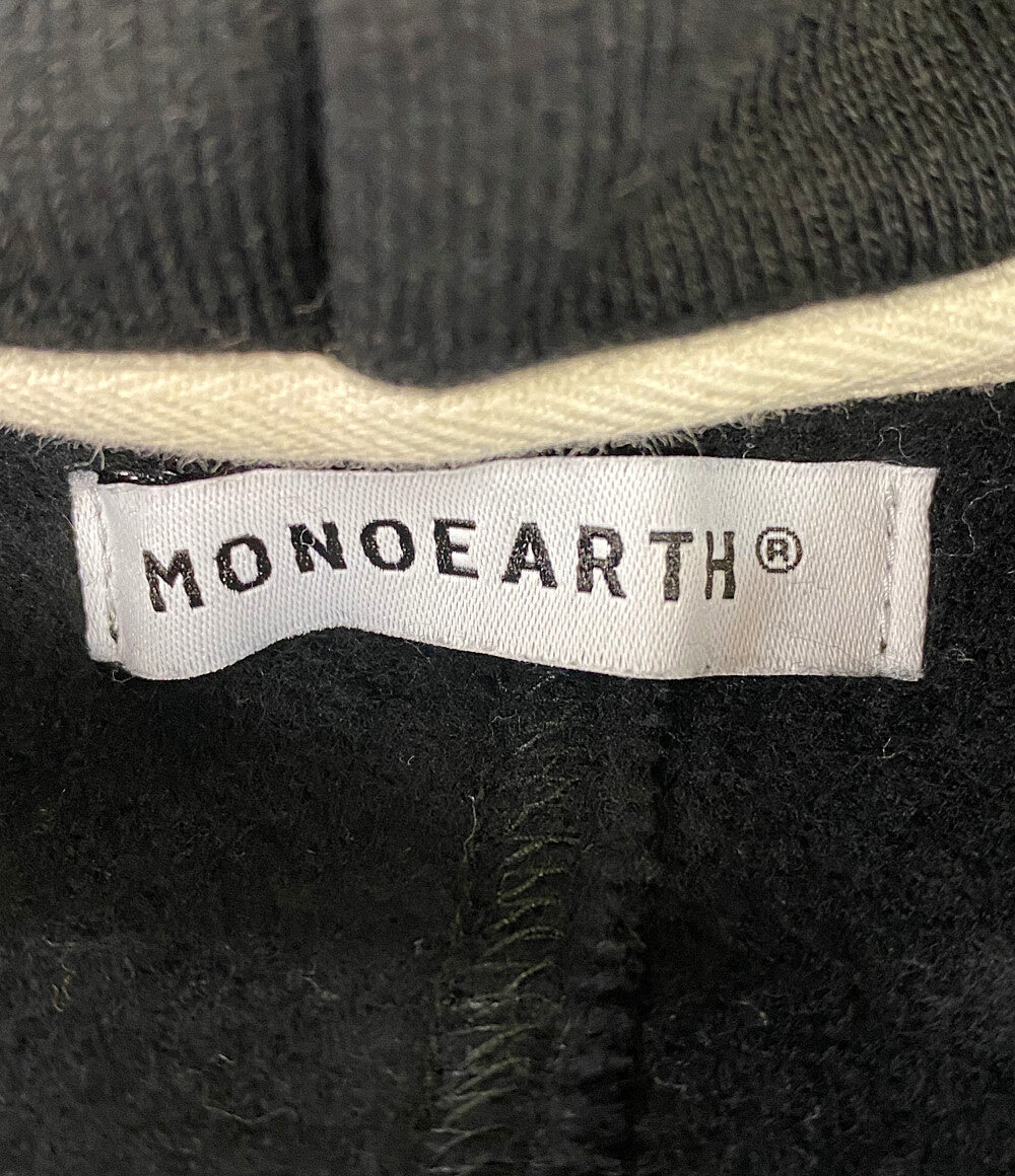 モノアース パーカー ヘビーウェイト裏毛フーディ ブラック     MON-10L レディース SIZE L  MONOEARTH