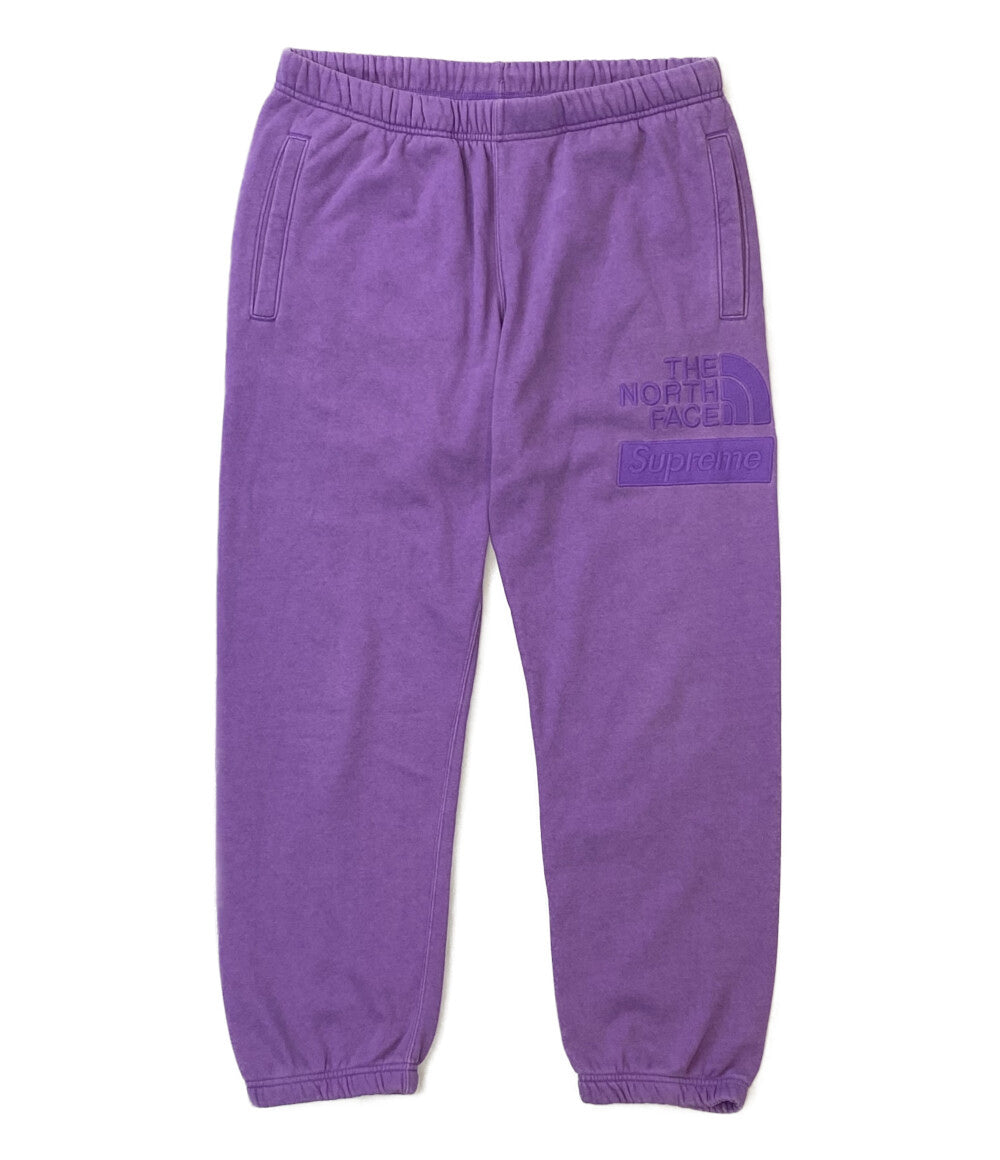 シュプリーム  ザ ノース フェイス スウェットパンツ パープル Pigmenr Printed Sweatpant 22AW    NB522011 メンズ SIZE S  Supreme × THE NORTH FACE