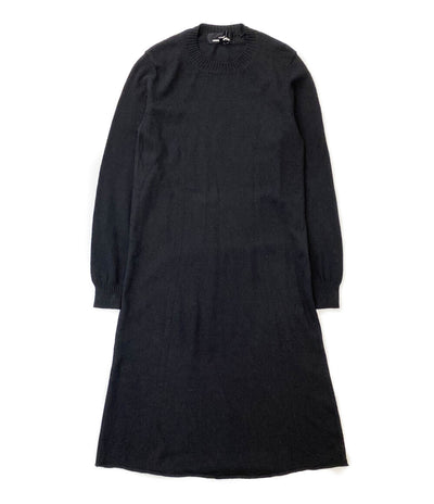 トリココムデギャルソン  ニットワンピース 長袖 ブラック カシミヤ混     TF-O013  レディース SIZE M  tricot COMME des GARCONS