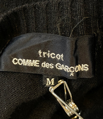 トリココムデギャルソン  ニットワンピース 長袖 ブラック カシミヤ混     TF-O013  レディース SIZE M  tricot COMME des GARCONS