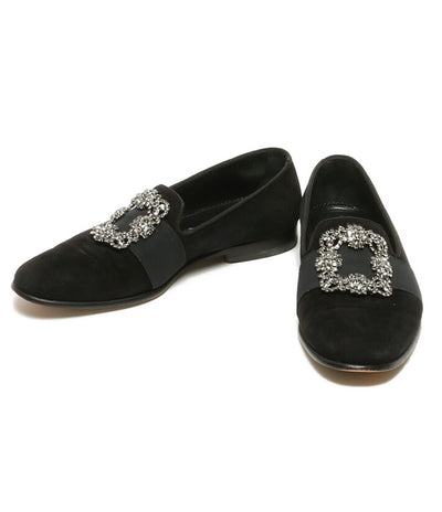 マノロ ブラニク ローファー ビジュ スエード メンズ SIZE 6 MANOKO BLAHNIK