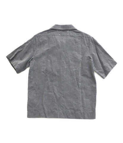 マルタンマルジェラ  半袖シャツ オープンカラーシャツ MM刺繍 22ss     メンズ SIZE 38  MARTIN MARGIELA
