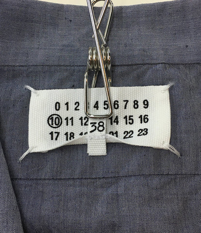 マルタンマルジェラ  半袖シャツ オープンカラーシャツ MM刺繍 22ss     メンズ SIZE 38  MARTIN MARGIELA