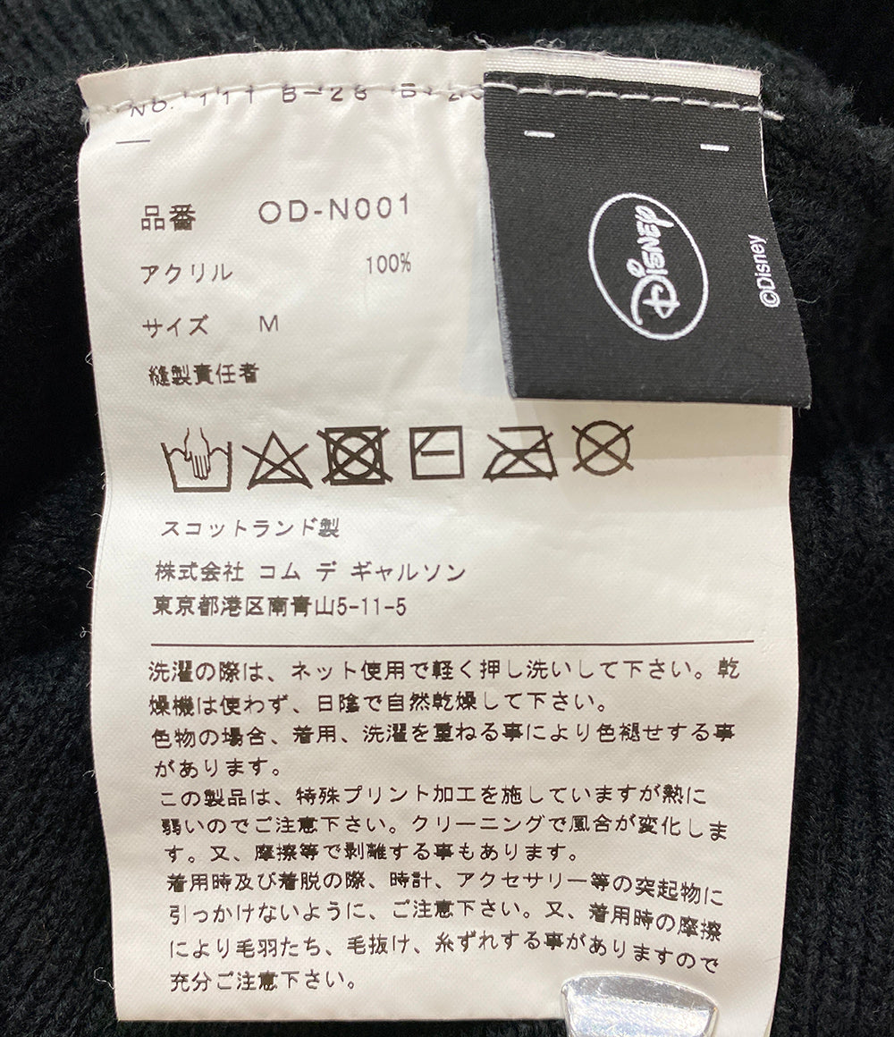 コムデギャルソン  ニット black market ミッキー     OD-N001 メンズ SIZE M  COMME des GARCONS